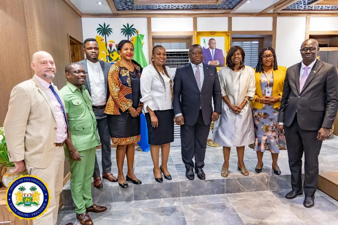 World Vision, Ministry of Planning and Economic Developemt Team and the HE. President Bio