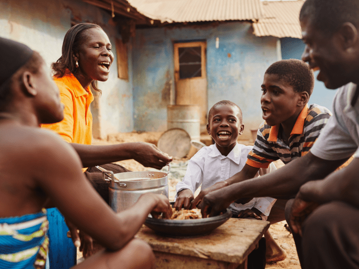 Making healthy food together