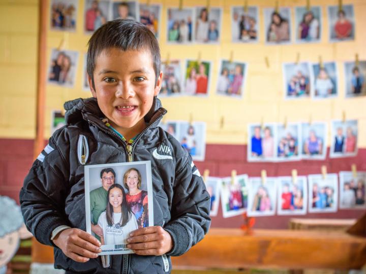 Child from Guatemala in Sponsorship activity