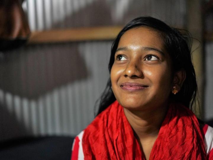 17-year-old Akhi, is happy to be recognized as a real life hero by UNOCHA