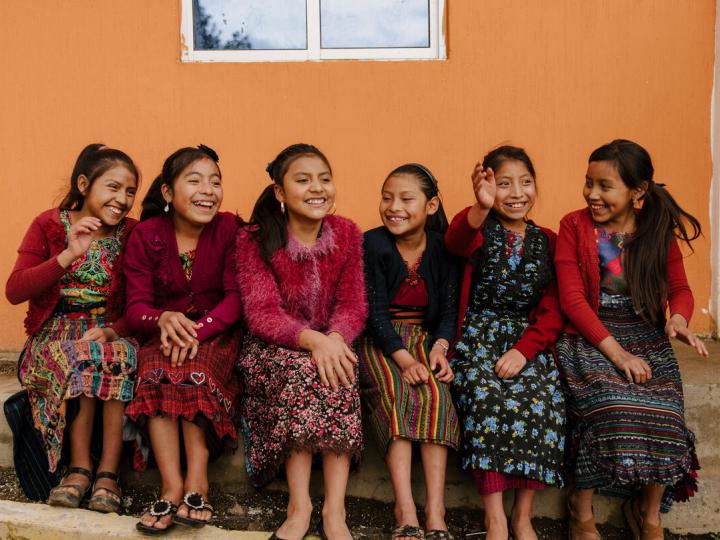 Group of girls from Guatemala