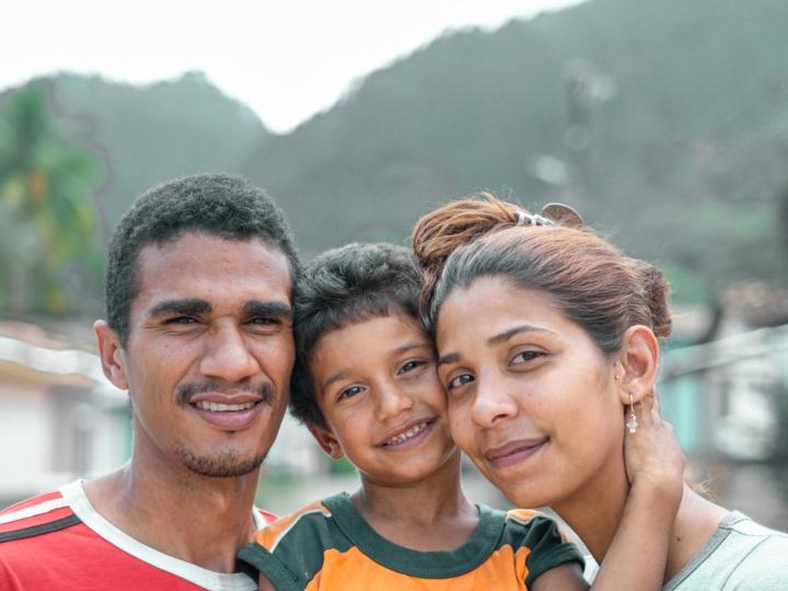 Migrant family