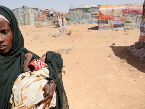 Muuse Rootile IDP camp Somalia 2011 ©2011 World Vision/photo by Jon Warren