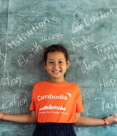 a girl from Cambodia
